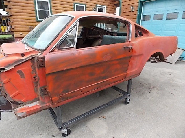1966 Orange Ford Mustang Fastback