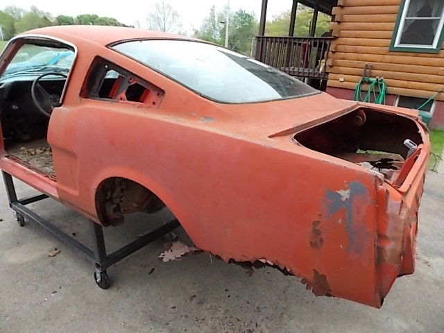 1966 Orange Ford Mustang Fastback