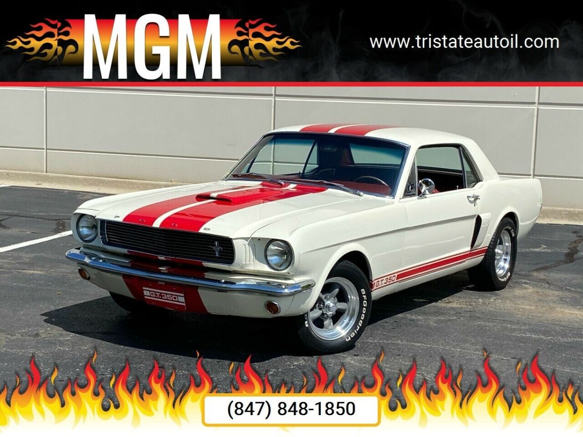 1966 White Ford Mustang Coupe