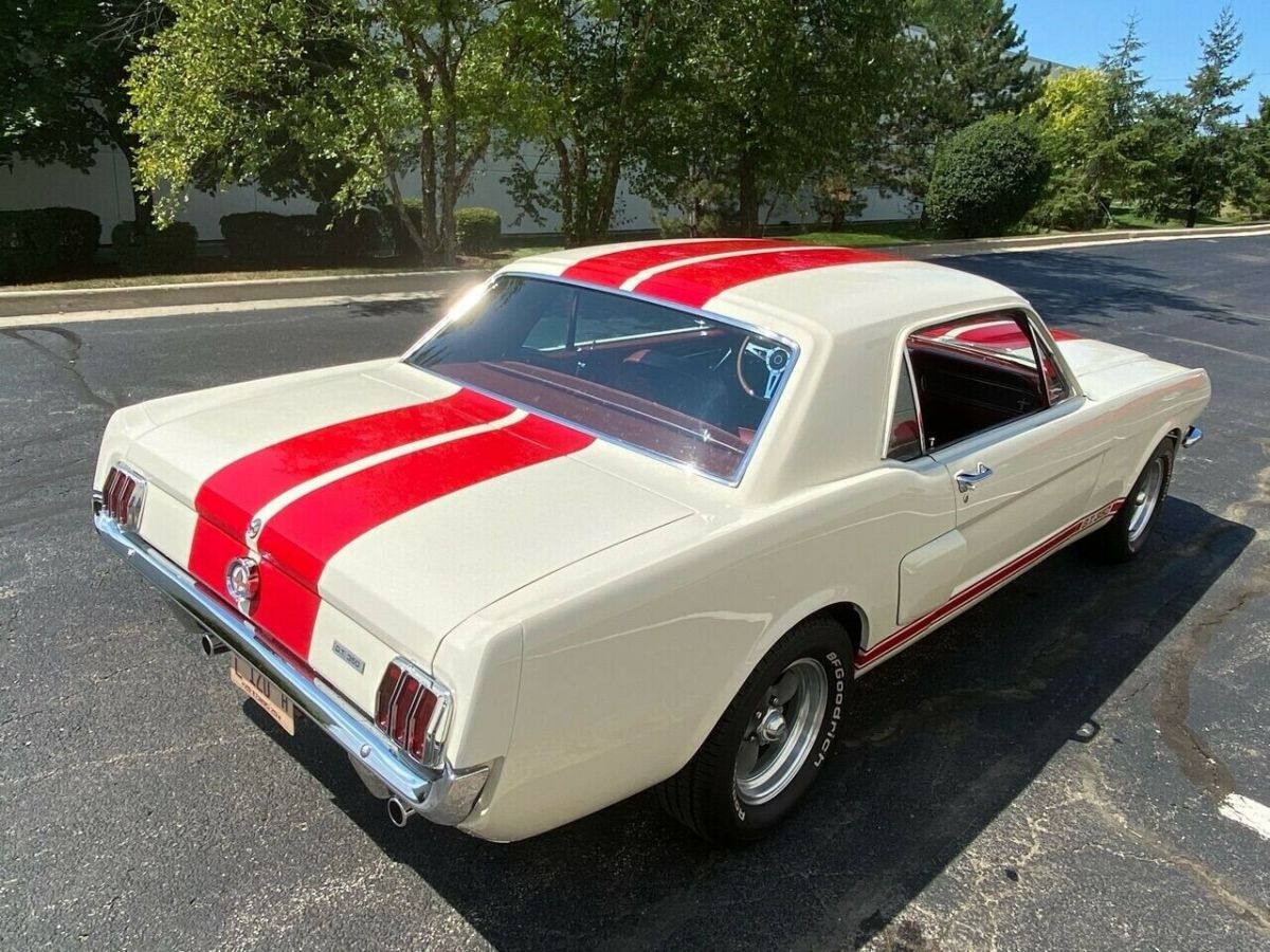 1966 White Ford Mustang Coupe