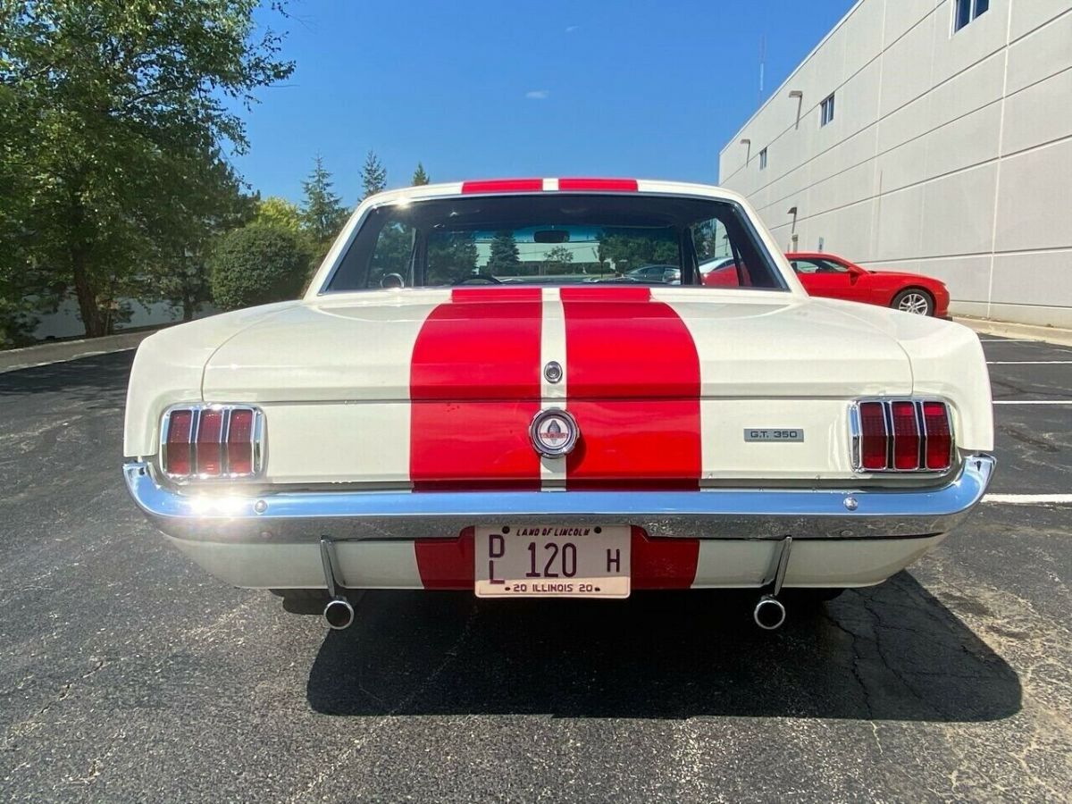 1966 White Ford Mustang Coupe