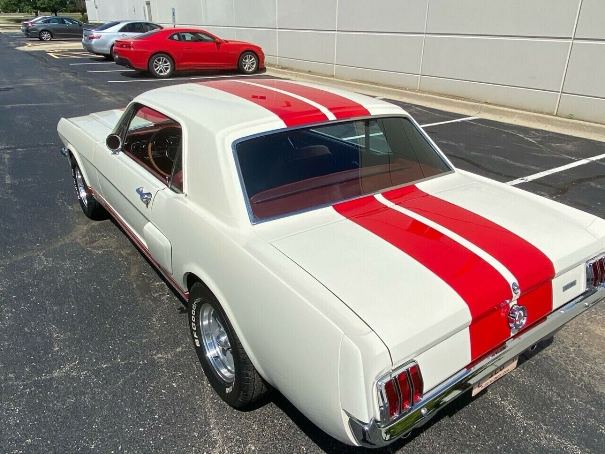 1966 White Ford Mustang Coupe
