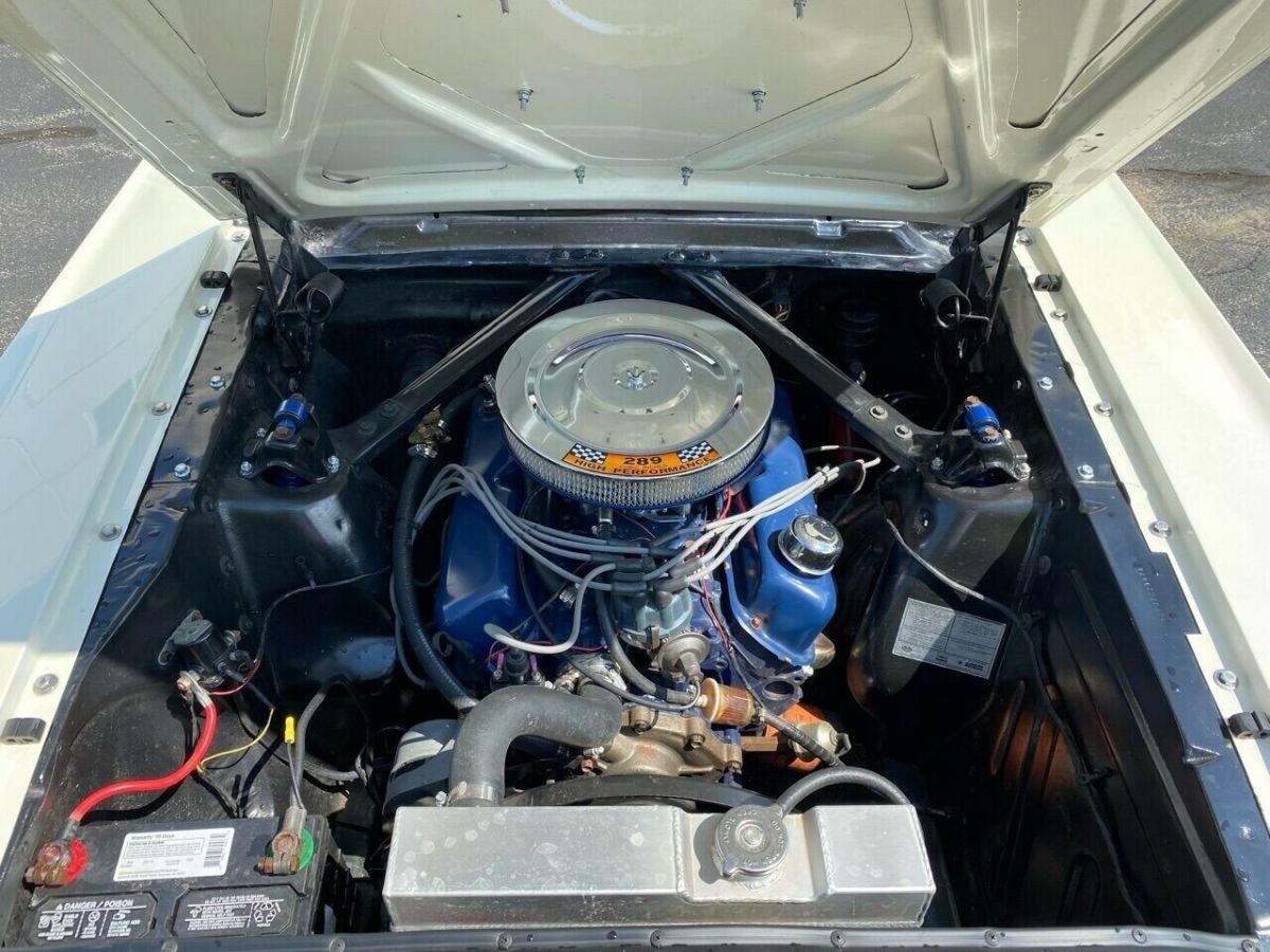 1966 White Ford Mustang Coupe