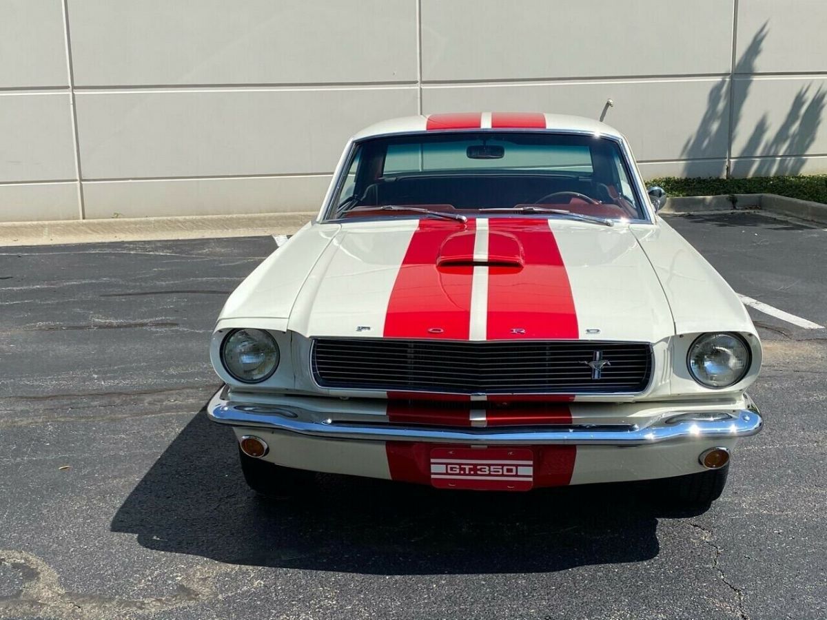 1966 White Ford Mustang Coupe