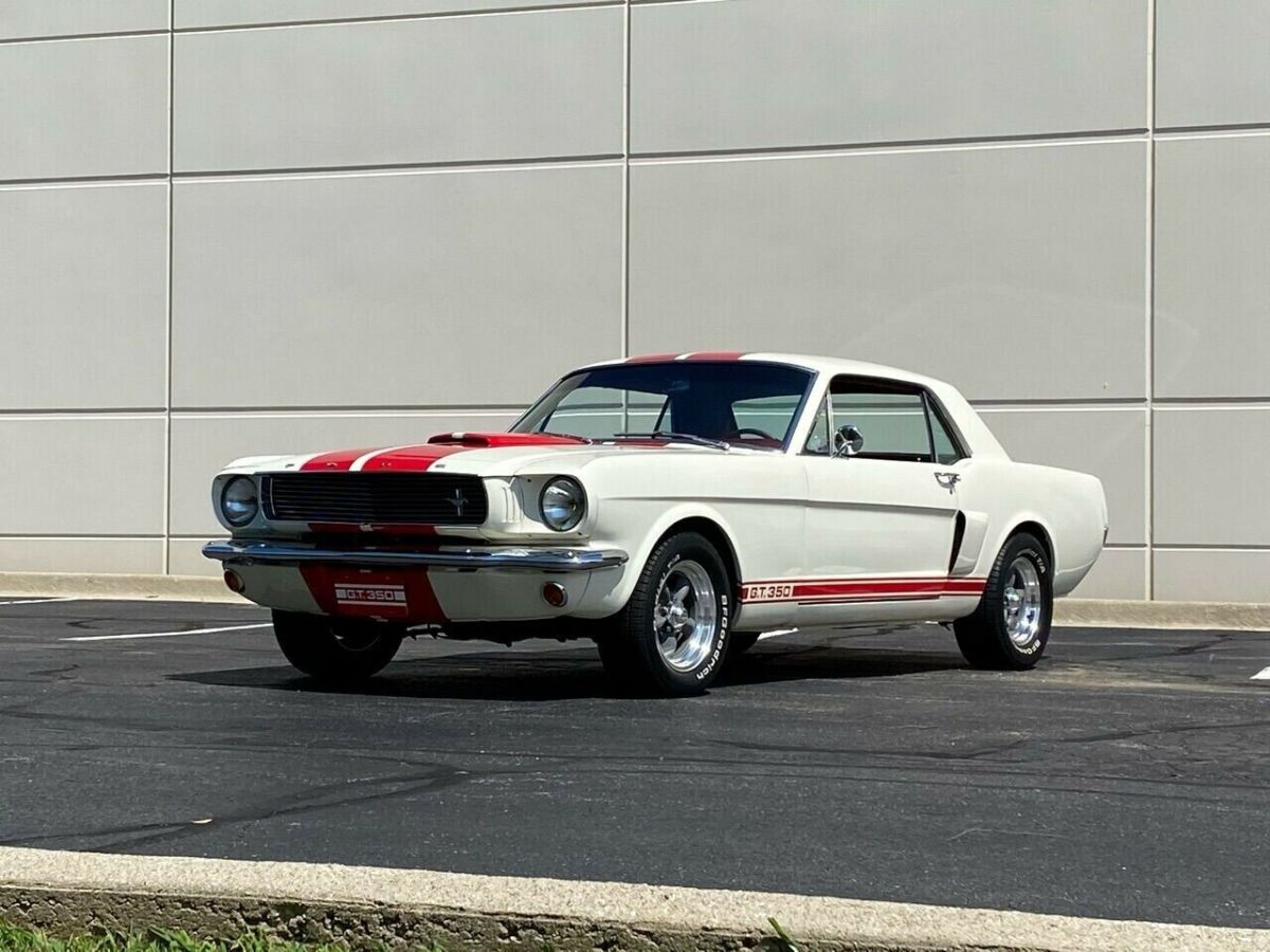 1966 White Ford Mustang Coupe