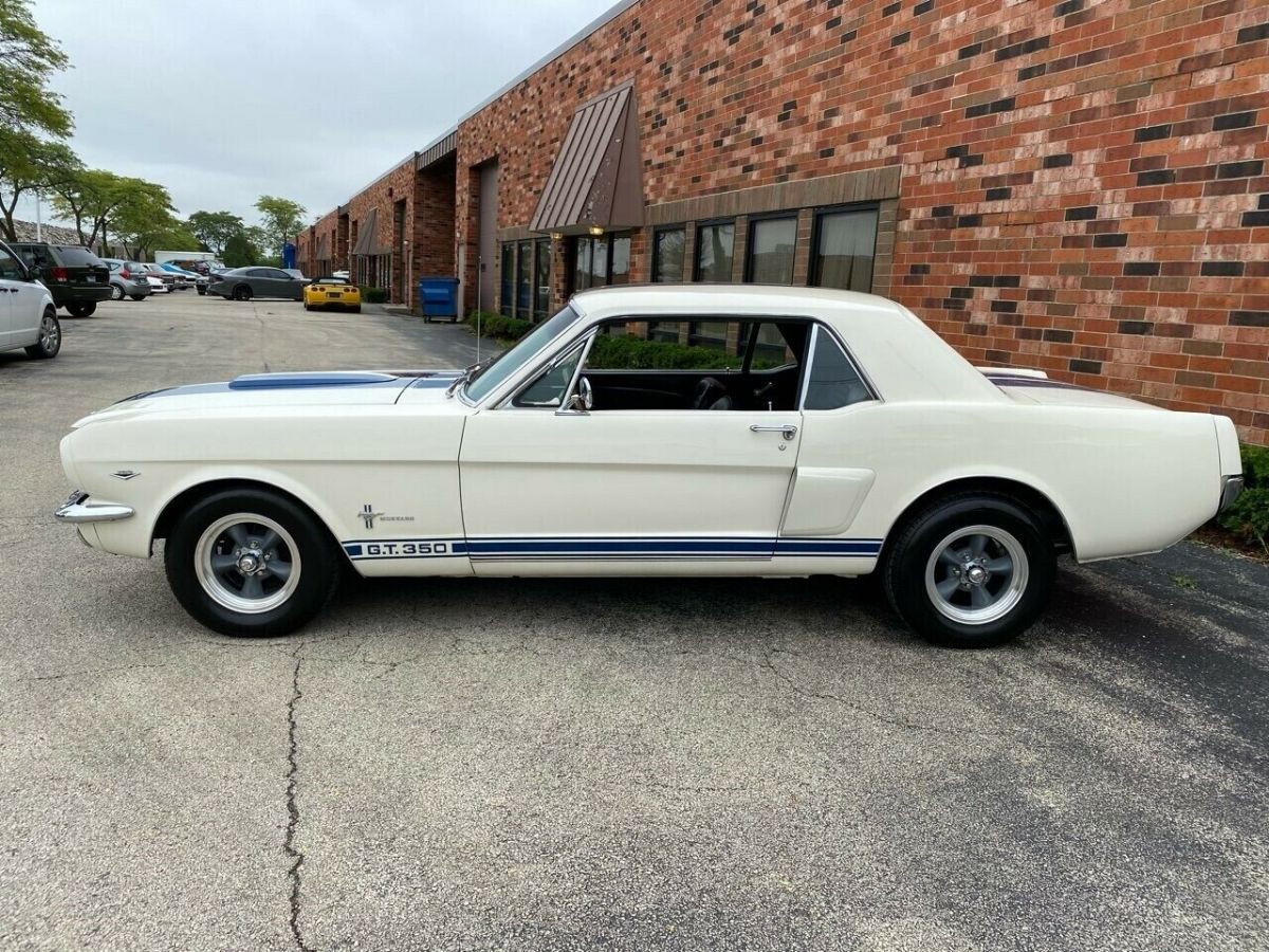 1966 White Ford Mustang Coupe