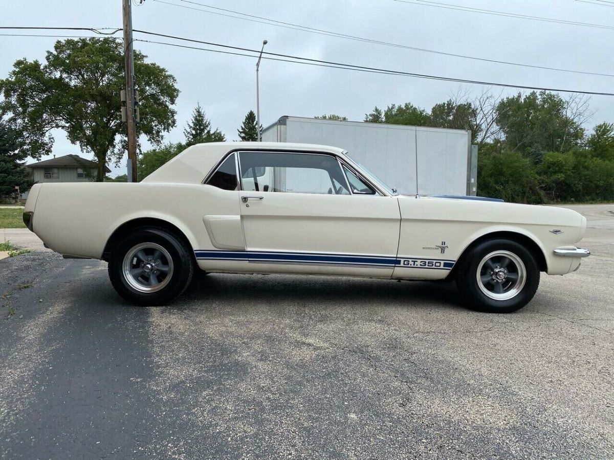 1966 White Ford Mustang Coupe