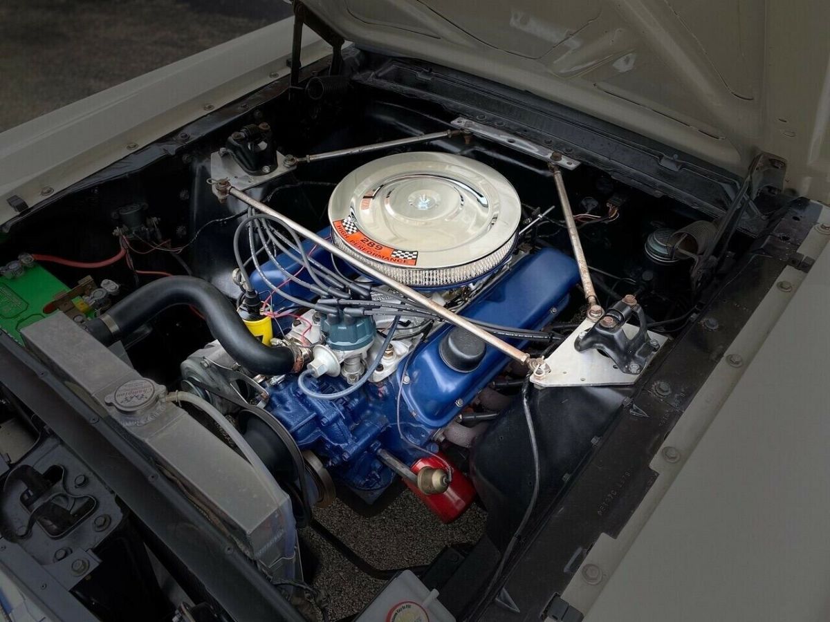 1966 White Ford Mustang Coupe