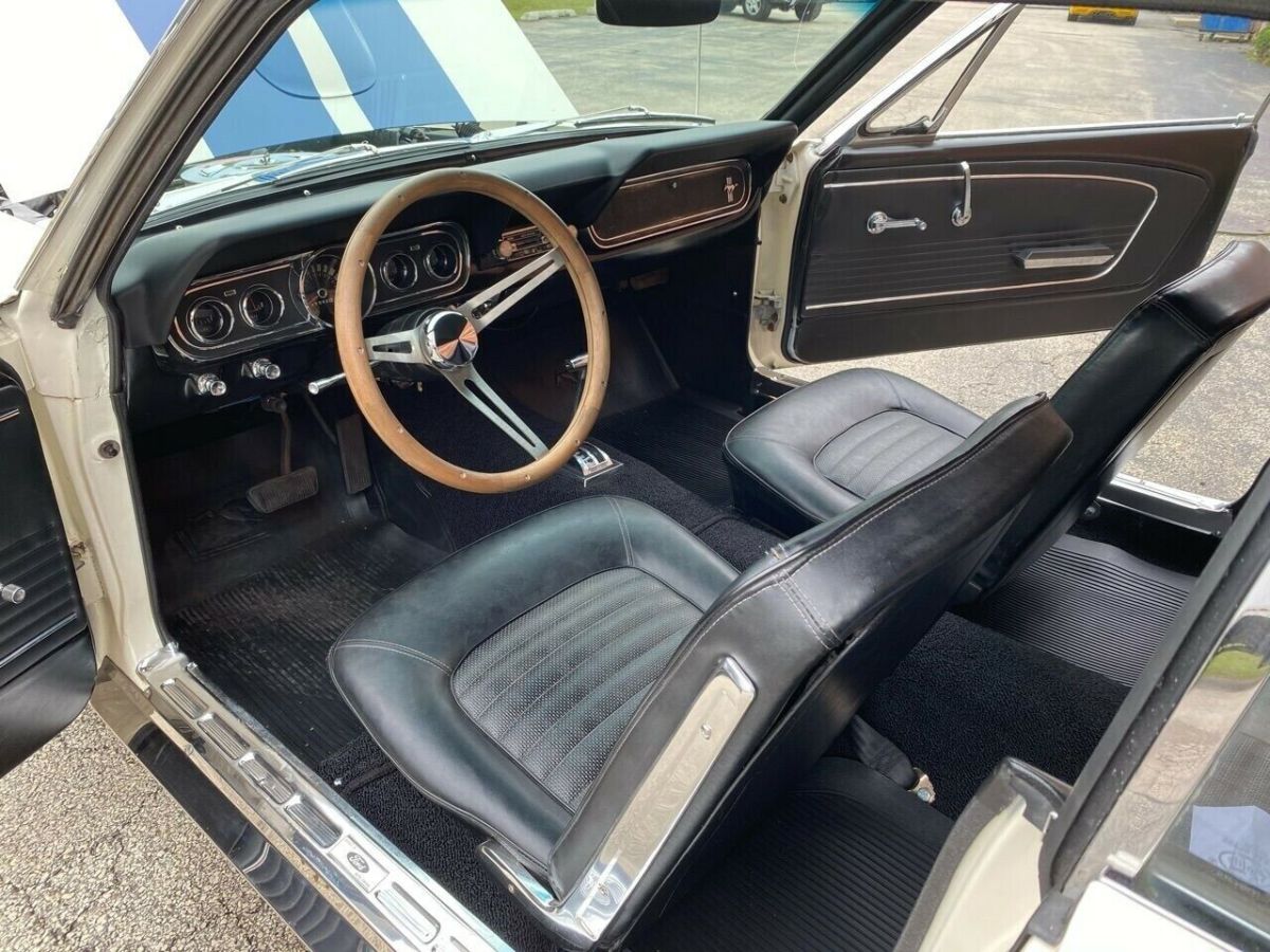 1966 White Ford Mustang Coupe
