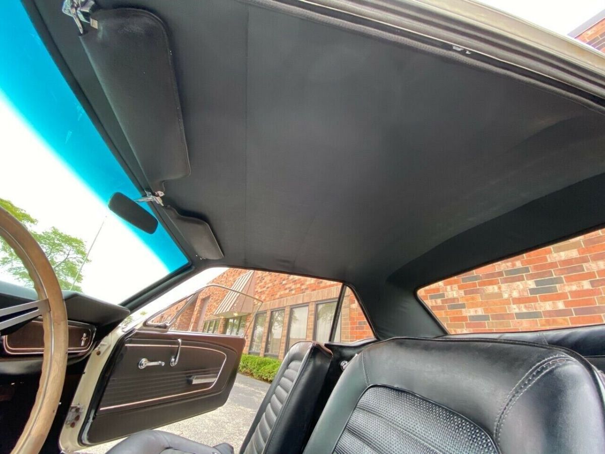 1966 White Ford Mustang Coupe