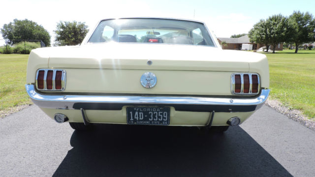 1966 Springtime Yellow Ford Mustang 2 door Hardtop