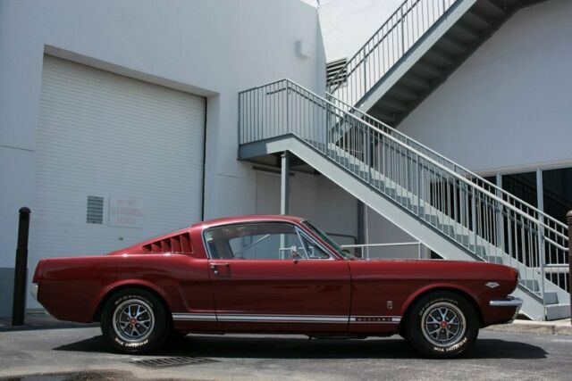 1966 Burgundy Ford Mustang Fastback