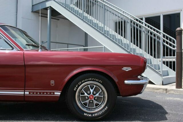 1966 Burgundy Ford Mustang Fastback