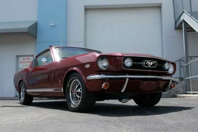 1966 Burgundy Ford Mustang Fastback