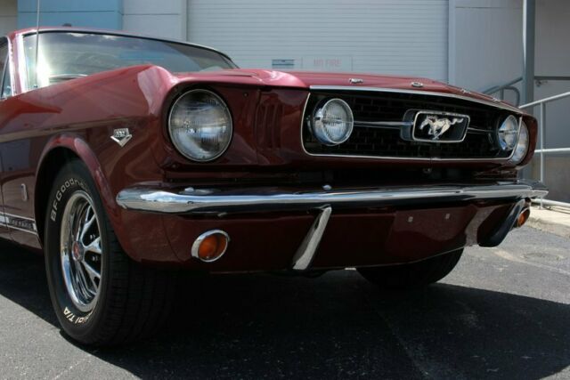 1966 Burgundy Ford Mustang Fastback