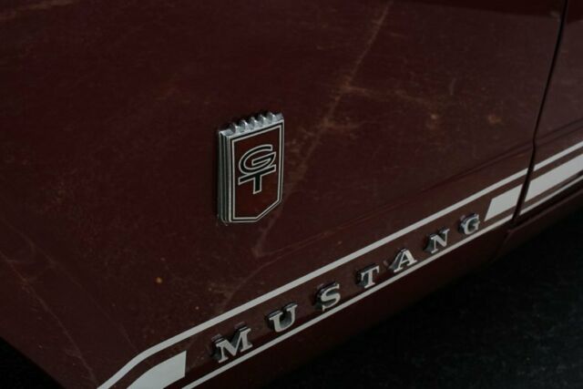 1966 Burgundy Ford Mustang Fastback