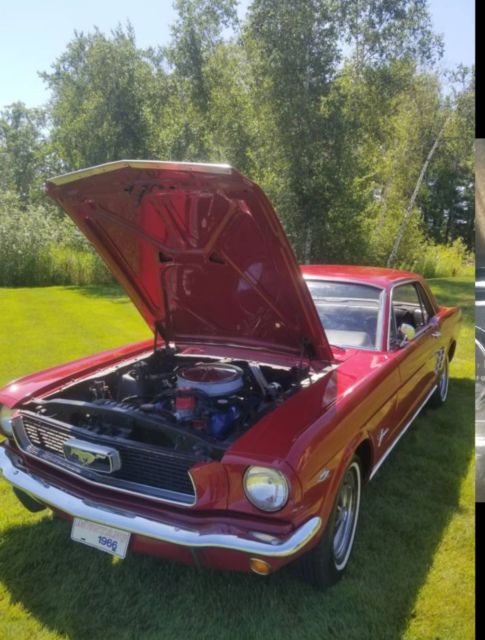 1966 Red Ford Mustang Coupe