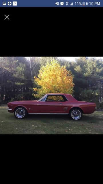 1966 Red Ford Mustang Coupe