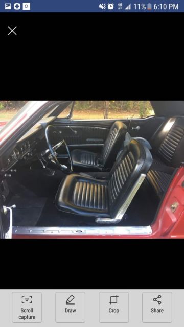 1966 Red Ford Mustang Coupe