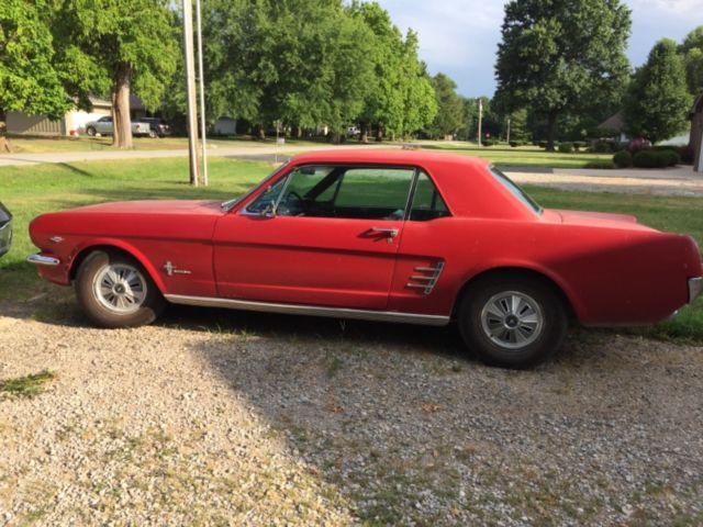 1966 Red Ford Mustang Coupe