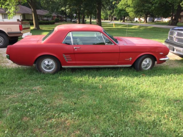 1966 Red Ford Mustang Coupe