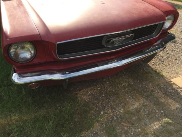 1966 Red Ford Mustang Coupe