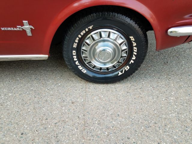1966 Burgundy Ford Mustang Coupe