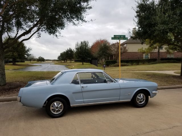 1966 Blue Ford Mustang