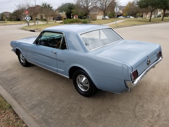 1966 Blue Ford Mustang
