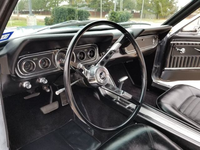 1966 Blue Ford Mustang