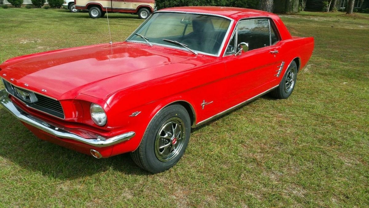 1966 Red Ford Mustang Coupe