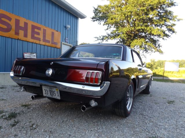 1966 Dark Black Cherry Ford Mustang Coupe
