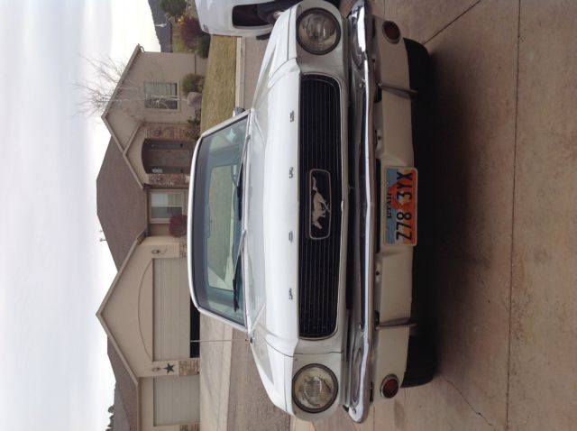 1966 White Ford Mustang Coupe