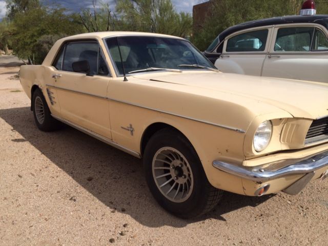 1966 Yellow Ford Mustang Coupe