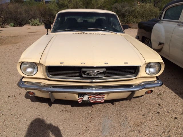 1966 Yellow Ford Mustang Coupe