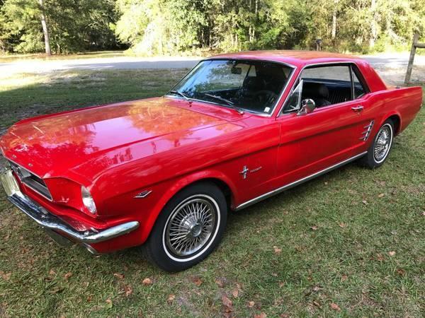 1966 Red Ford Mustang Coupe