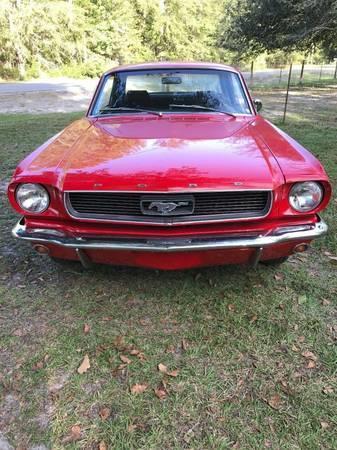 1966 Red Ford Mustang Coupe