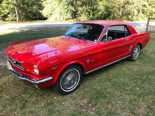 1966 Red Ford Mustang Coupe