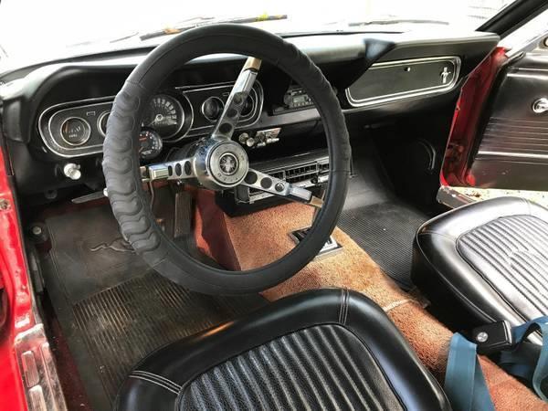 1966 Red Ford Mustang Coupe