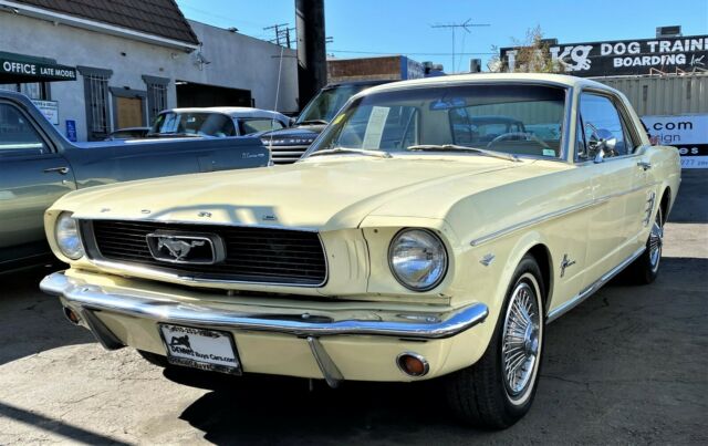 1966 Yellow Ford Mustang Coupe