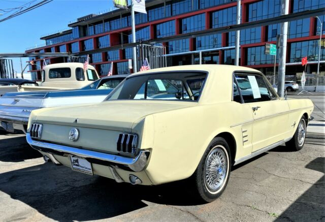 1966 Yellow Ford Mustang Coupe