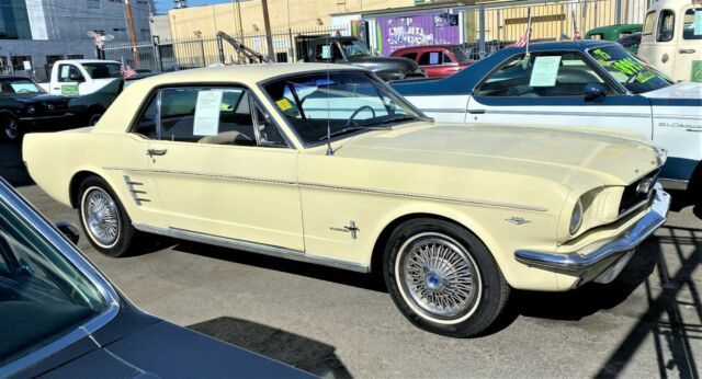 1966 Yellow Ford Mustang Coupe