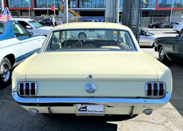 1966 Yellow Ford Mustang Coupe