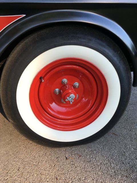 1966 SATIN BLACK Ford Mustang RAT ROD CUSTOM COUPE