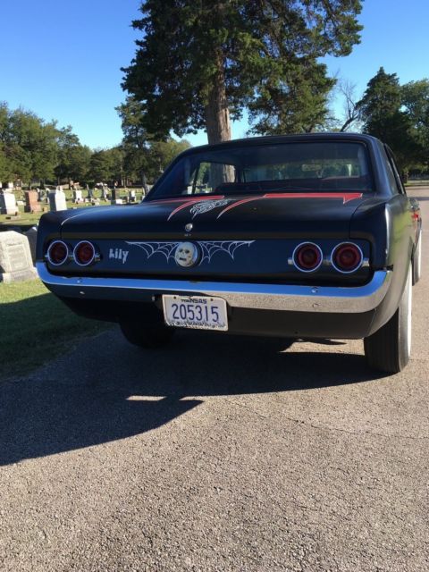 1966 SATIN BLACK Ford Mustang RAT ROD CUSTOM COUPE