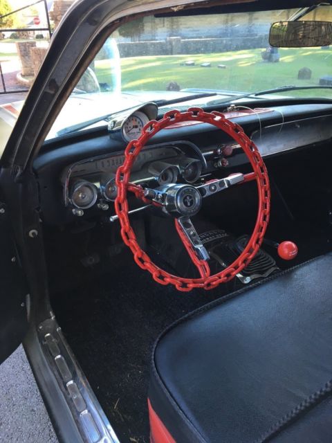 1966 SATIN BLACK Ford Mustang RAT ROD CUSTOM COUPE