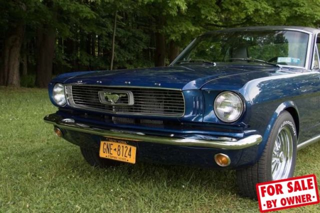 1966 Blue Ford Mustang Coupe