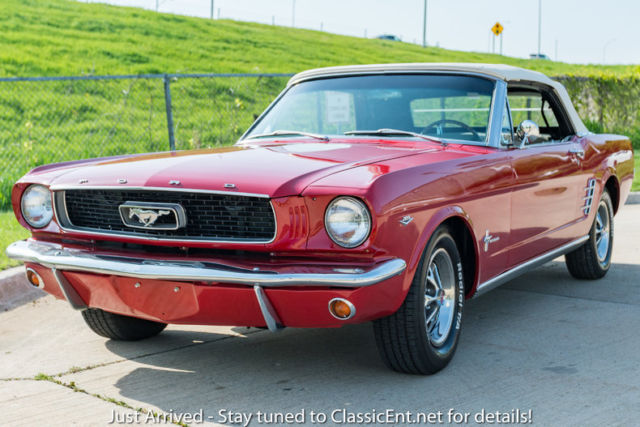 1966 Red Ford Mustang --