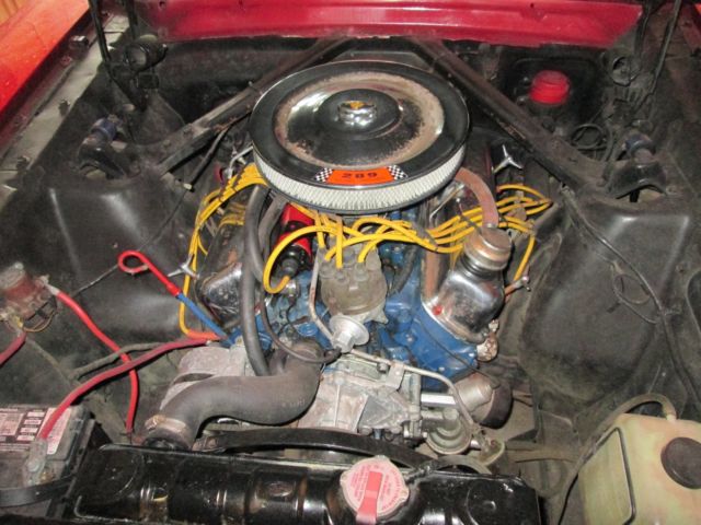 1966 Red Ford Mustang Coupe