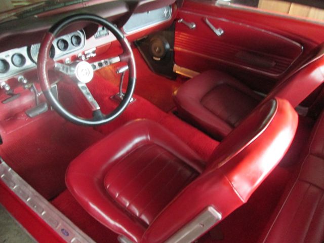 1966 Red Ford Mustang Coupe